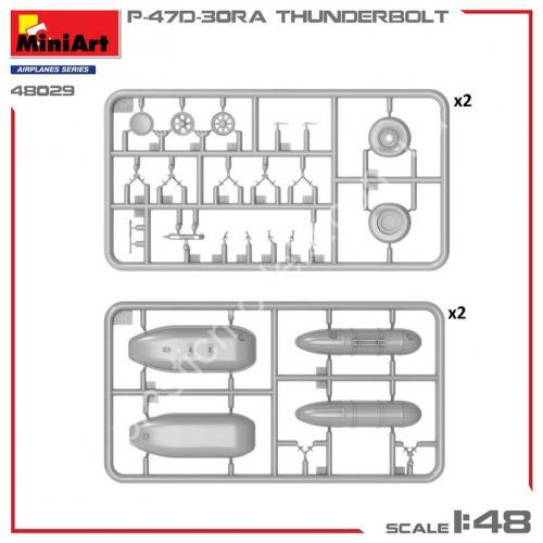 P-47D-30RA Thunderbolt 1/48 MiniArt 48029