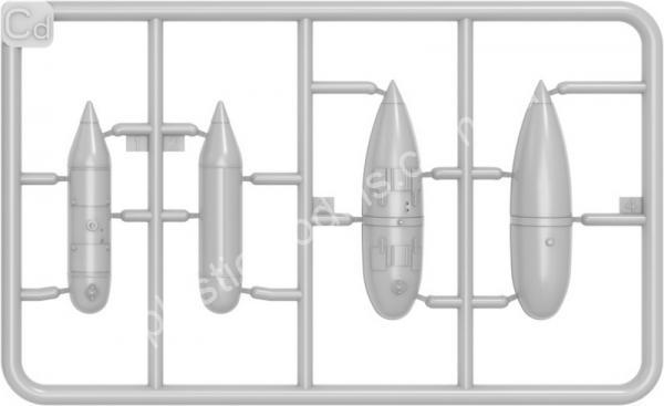 German WWII Fuel Drop Tanks and Bombs 1/48 MiniArt 49021