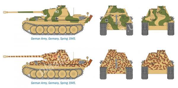 1/72 Italeri 7504 Pz.Kfpw. V Panther Ausf. G