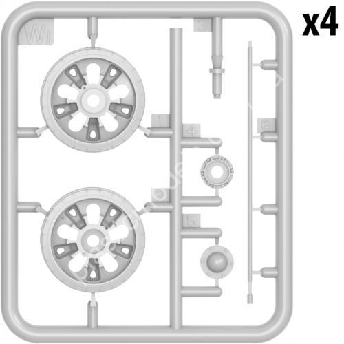1/35 MiniArt 37060 T-62 Wheels Set