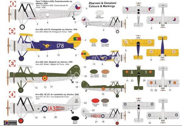 1/72 Kovozavody Prostejov 0413 Avro 626 “Prefect”