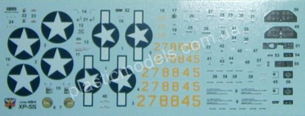 1/48 Modelsvit 4814 Curtiss XP-55 Ascender (1st prototype)