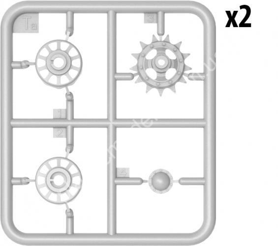 1/35 MiniArt 37060 T-62 Wheels Set