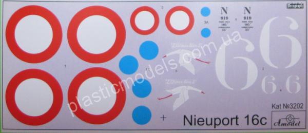 1/32 A-model 3202 Nieuport 16 (Andre Chainat)