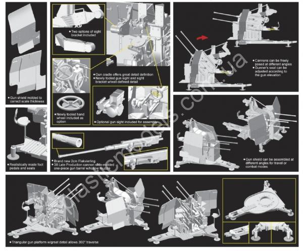 1/35 Dragon 6547 2cm Flakvierling 38 Late Production w/crew - reviews