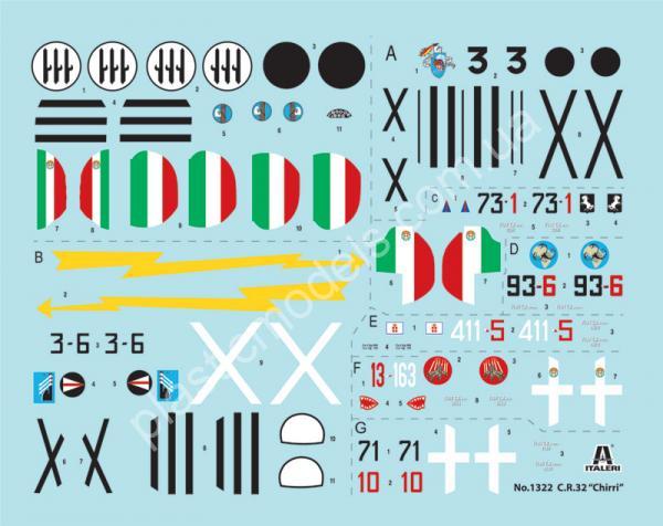 1/72 Italeri 1322 CR.32 