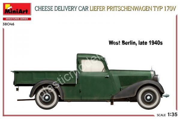 1/35 Mini-art 38046 Liefer Pritschenwagen Typ 170V Cheese Delivery Car
