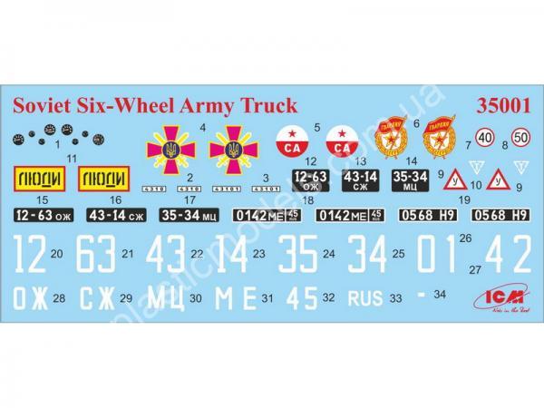 1/35 ICM 35002 Soviet Six-Wheel Army Truck with Shelter
