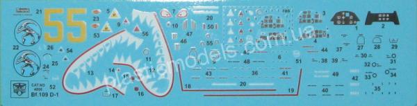 1/48 Modelsvit 4806 Messerschmitt Bf 109 D-1
