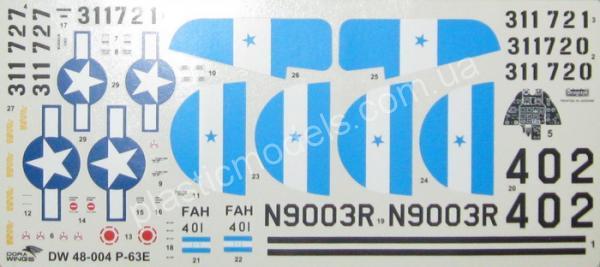 1/48 Dora Wings 48004 Bell P-63E-1-BE Kingcobra