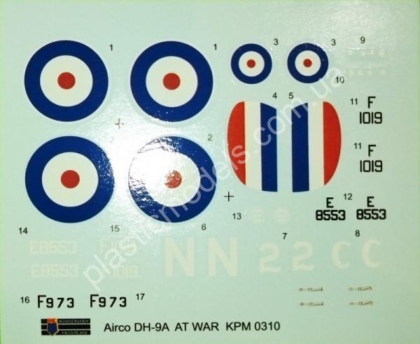 1/72 Kovozavody Prostejov 0310 Airco DH-9A „At war“