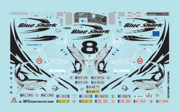 1/24 Italeri 3873 Scania R620 