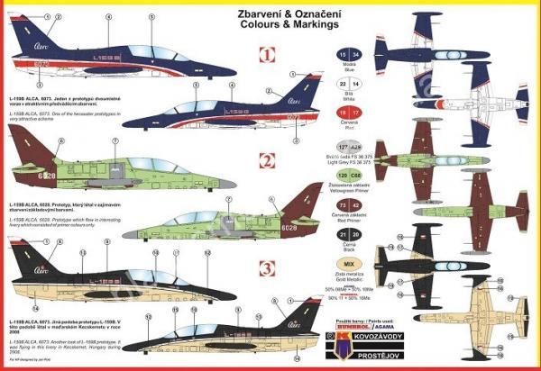 1/72 Kovozavody Prostejov 0113 Aero L-159B Alca