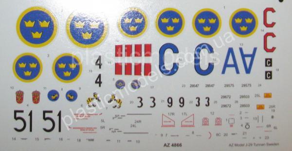 1/48 AZ model 4866 Saab J-29E/F Tunnan