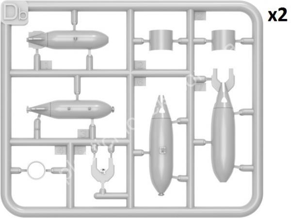 RAF bomb trolleys type C MK II 1/48 MiniArt 50002