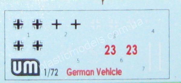1/72 UM 342 Ammunition carrier Mun Schl 38(t)
