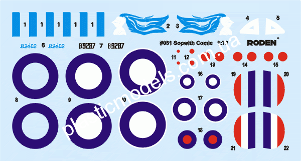 1/72 Roden 051 Sopwith Comic