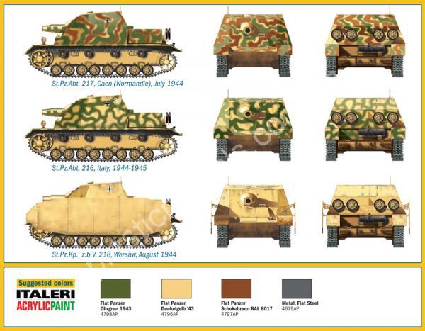 1/72 Italeri 7050 Sturmpanzer IV Brummbar Sd.Kfz. 166