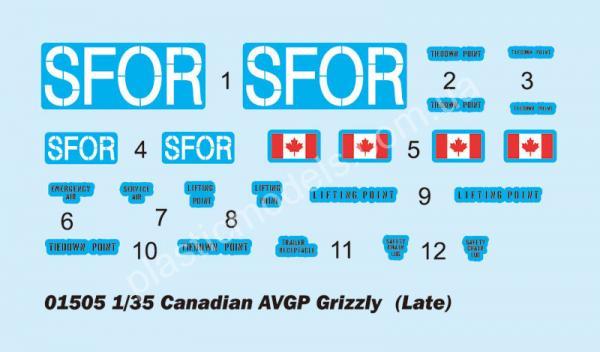 1/35 Trumpeter 1505 Canadian AVGP Grizzly (Late)