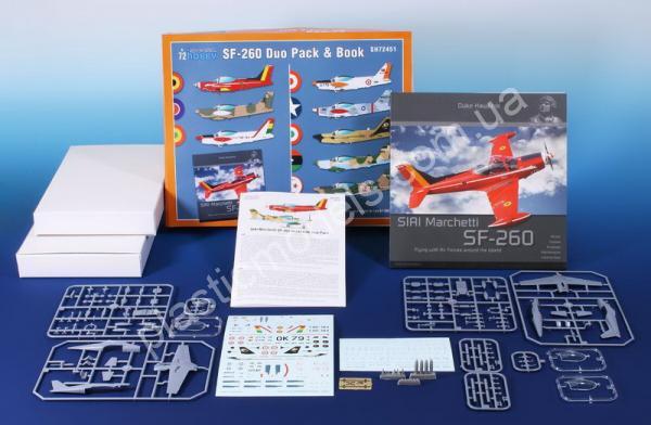 1/72 Special hobby 72451 SIAI-Marchetti SF-260 Duo Pack & Book