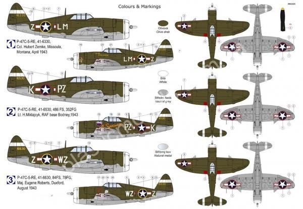 1/72 Kovozavody Prostejov 0513 P-47C-2/5 Thunderbolt