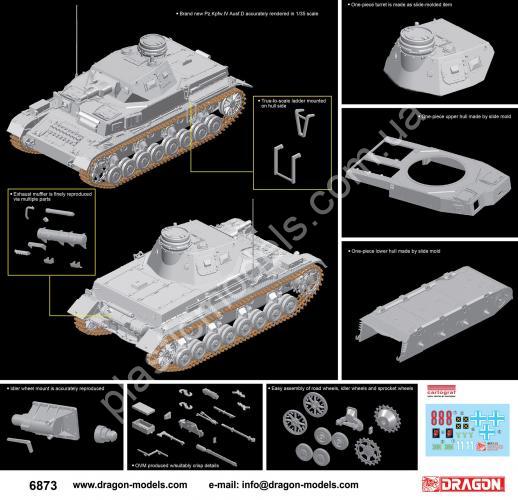1/35 Dragon 6873 Pz.Kpfw.IV Ausf.D