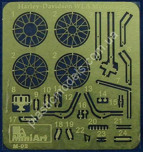 1/35 MiniArt 35080  U.S. WWII Motorcycle WLA