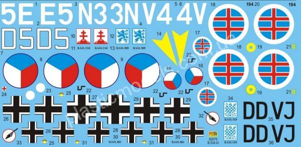 1/72 RS models 92079 Avia B.534 III. version
