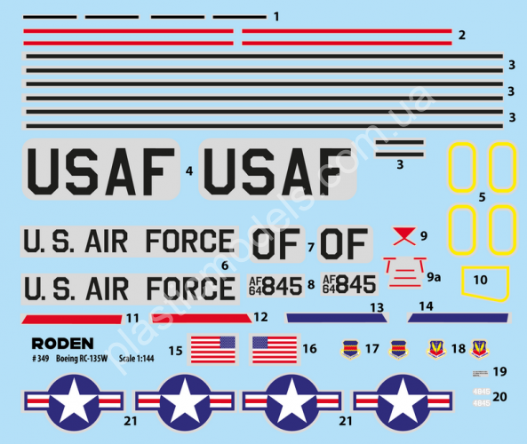 1/144 Roden 349 Boeing RC-135V/W Rivet Joint