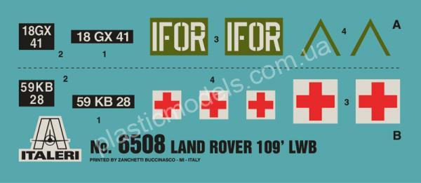1/35 Italeri 6508 Land Rover 109’ LWB