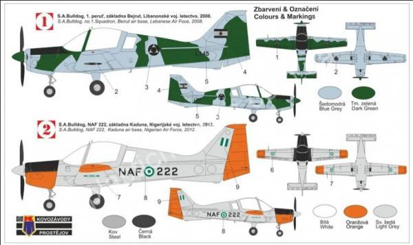 1/72 Kovozavody Prostejov BLK 0004 S.A. Bulldog