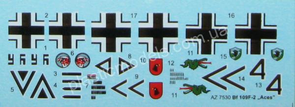 1/72 AZ model 7530 Messerschmitt Bf 109F-2 Fridrich 