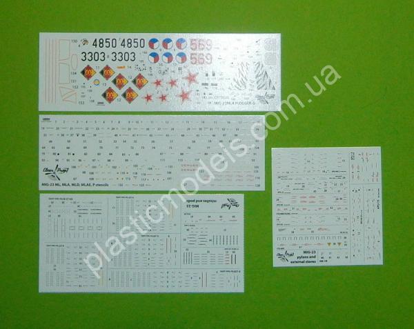 1/72 Clear Prop 72030 MiG-23MLA Flogger-G