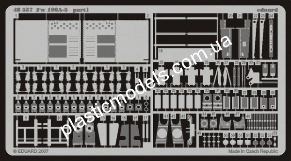 1/48 Eduard Big 4877 Fw 190A-5 FE370  Fw 190A/ F placards 1/48