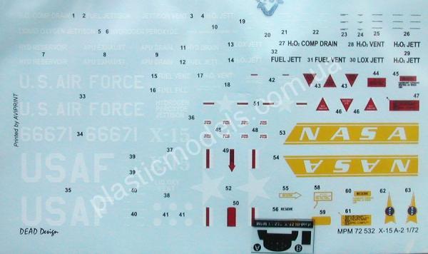 1/72 MPM 72537 X-15A-2 'Hi-tech version'