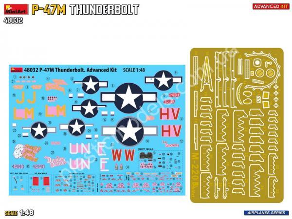 P-47M Thunderbolt. Advanced Kit 1/48 MiniArt 48032