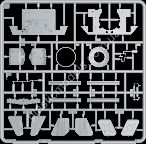 1/35 MiniArt 35205 T-34 Engine V-2-34 & Transmission Set