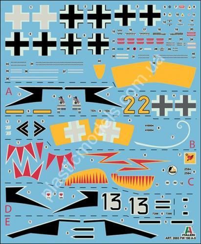 1/48 Italeri 2693 FW 190 A “German Aces”