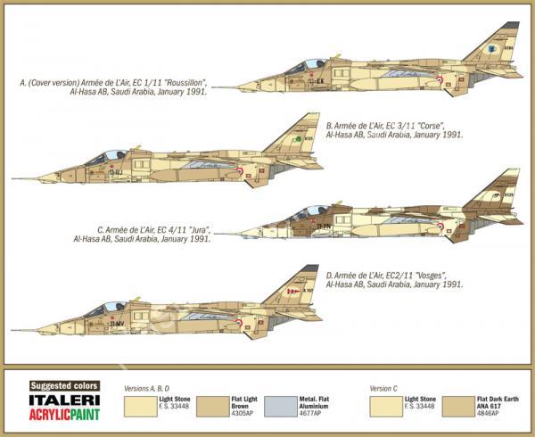 1/72 Italeri 1386 Jaguar A Gulf War 25th Anniversary