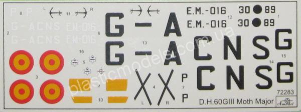 1/72 A-model 72283 Биплан de Havilland DH.60GIII Moth Major