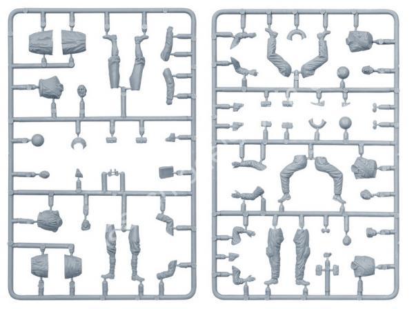1/35 MiniArt 35500 Italian Tank Crew Resin Heads