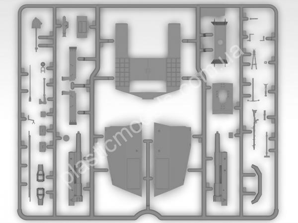 1/35 ICM 35340 10.5cm leFH 16(Sf) auf Geschutzwagen FCM36 (f)