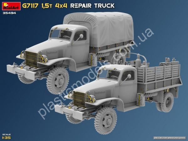 1/35 MiniArt 35494 G7117 1.5t 4×4 RepaiTruckr
