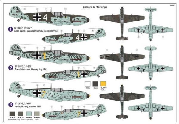 1/72 AZ model 7874 Messerschmitt Bf 109T-2 