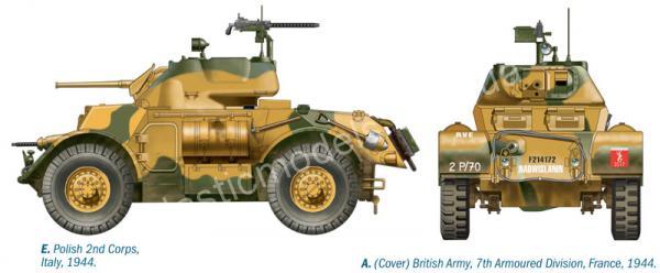 1/35 Italeri 6552 Staghound MK. I Late Version