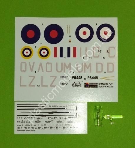 1/72 Kovozavody Prostejov 0305 Spitfire Mk.IIa LR „Long Range“