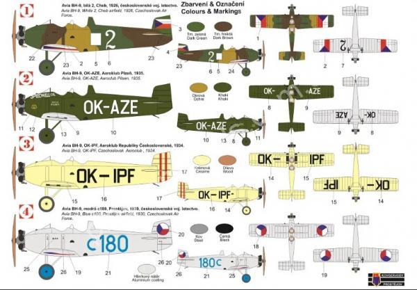 1/72 Kovozavody Prostejov 0414 Avia BH-9 “Boska”