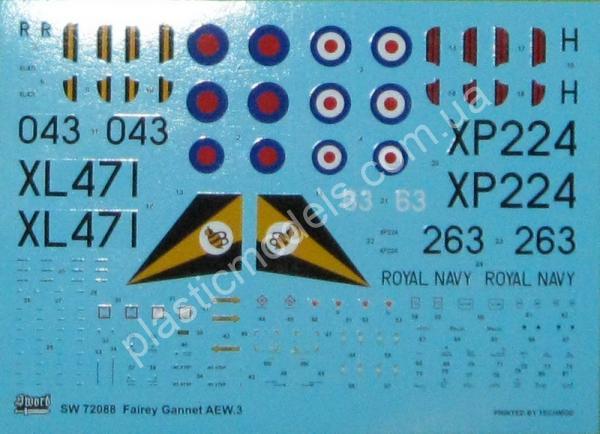 1/72 Sword 72088 Fairey Gannet AEW.3