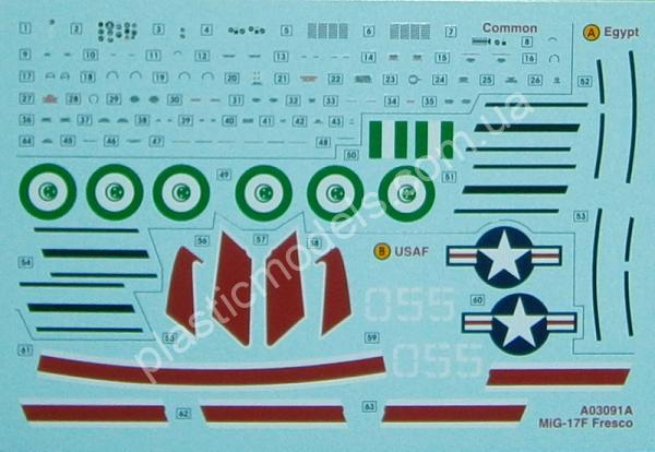 1/72 Airfix 03091 Mikoyan-Gurevich MiG-17F 'Fresco'