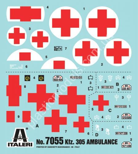 1/72 Italeri 7055 Kfz. 305 Ambulance